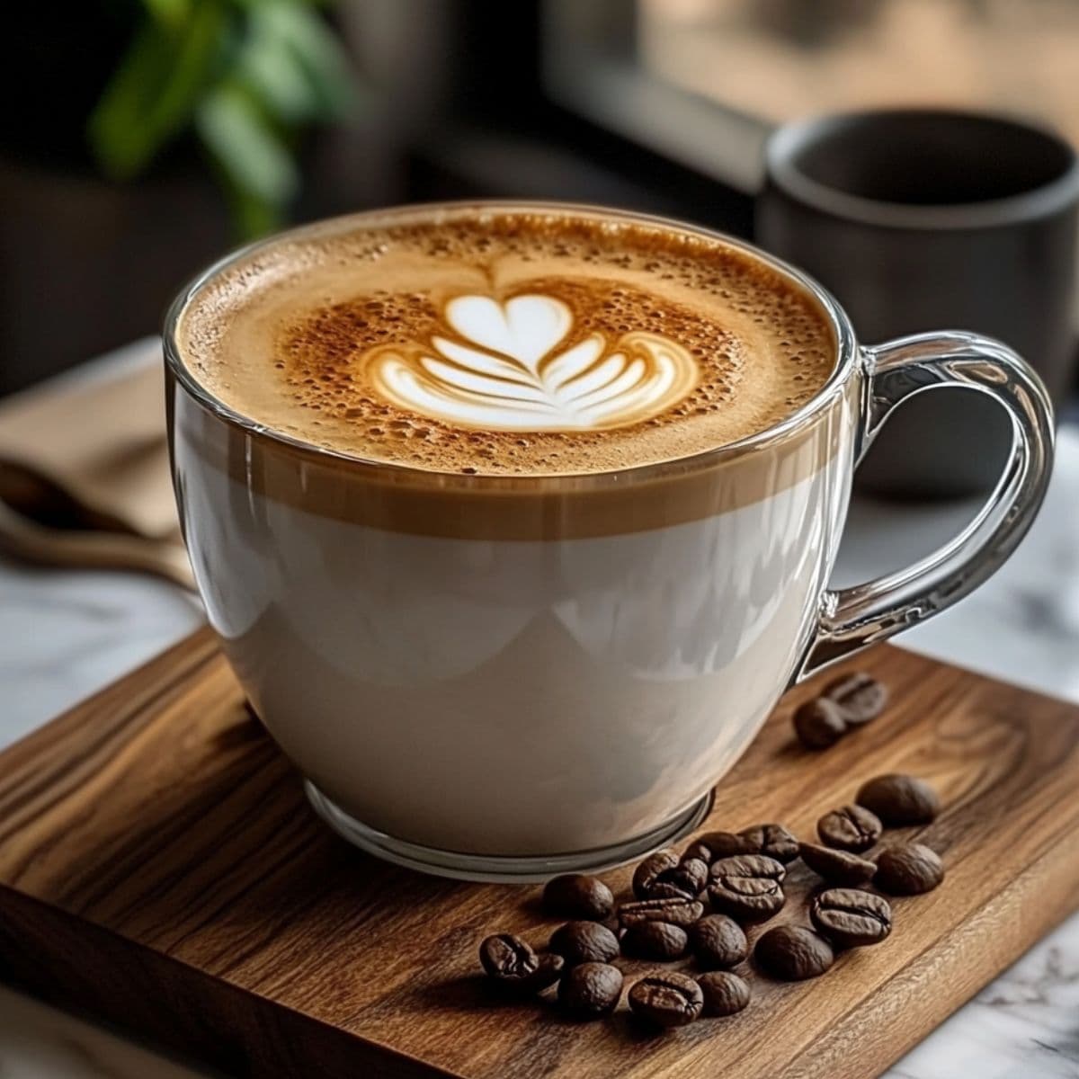 A hot mug of blended spiced coffee with steam rising served fresh for the Easy Coffee Loophole Recipe