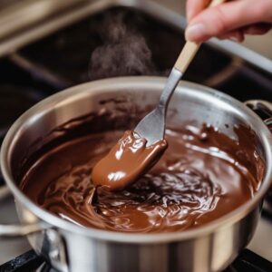 make the chocolate base