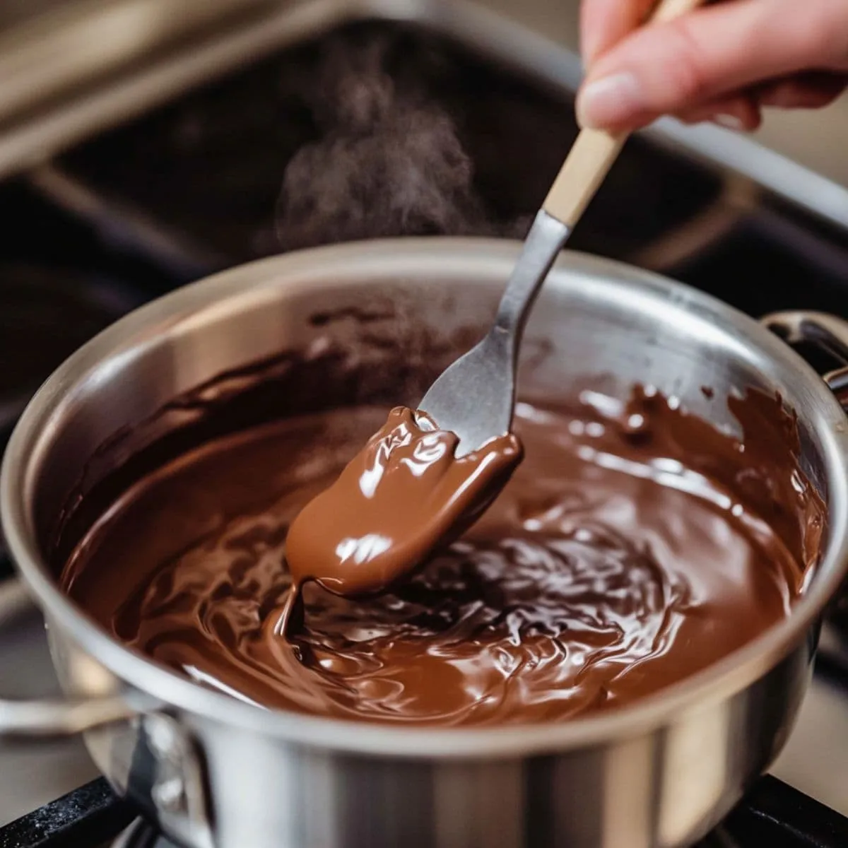 make the chocolate base