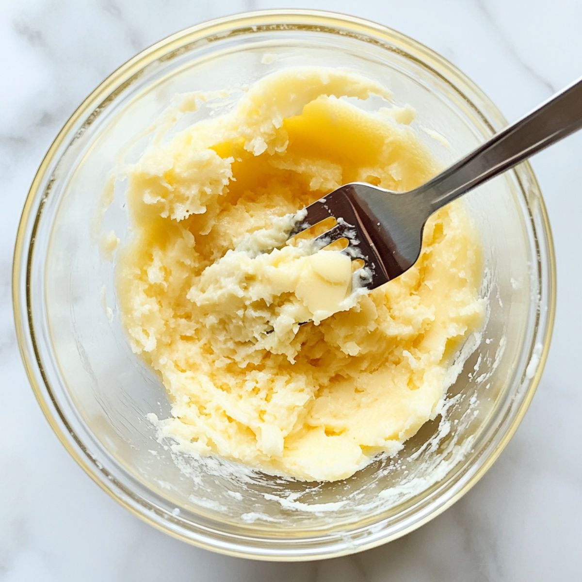 Mixing lemon juice and mustard into the cowboy butter recipe base
