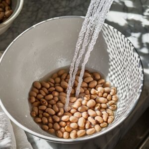 prep the beans for charro beans