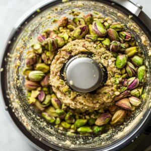 blend the base for pistachio cream recipe