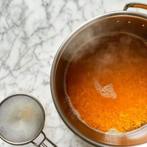 brewing the tea strong for the best thai iced tea recipe