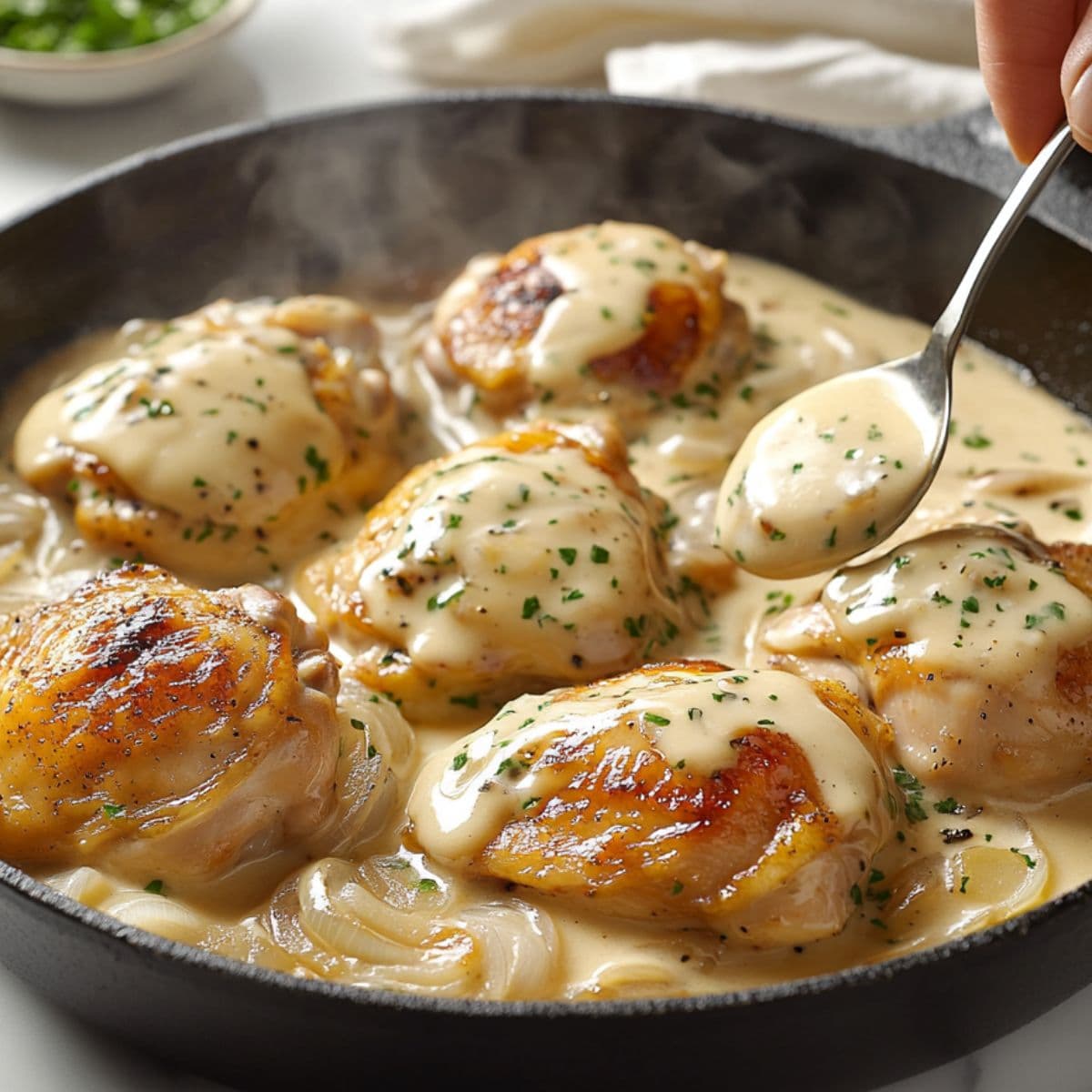 finish and smother the chicken recipe