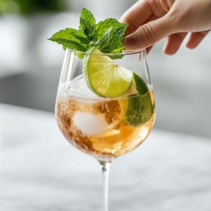 garnish simply for hugo spritz recipe