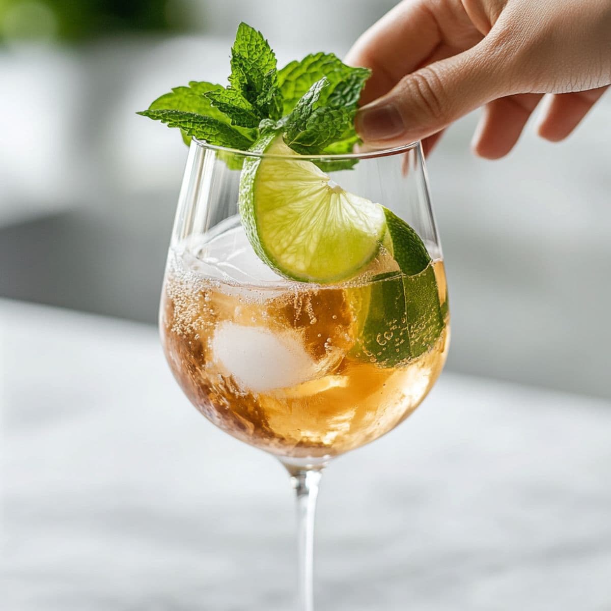 garnish simply for hugo spritz recipe