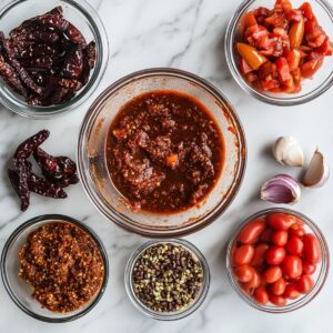 make the chile sauce for birria tacos recipe using dried chiles and tomatoes