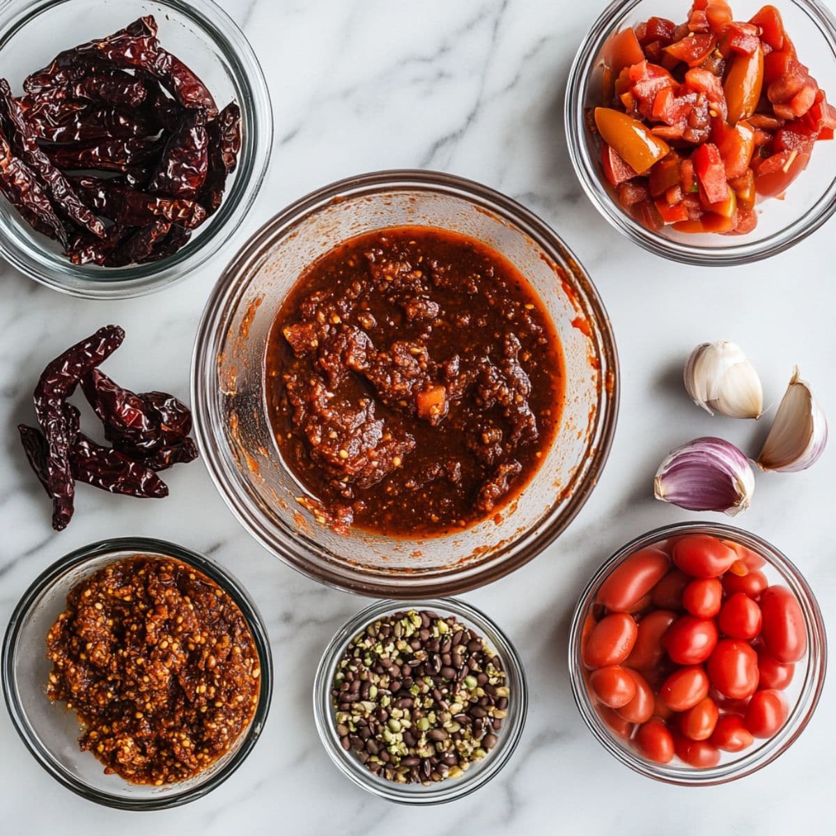 make the chile sauce for birria tacos recipe using dried chiles and tomatoes