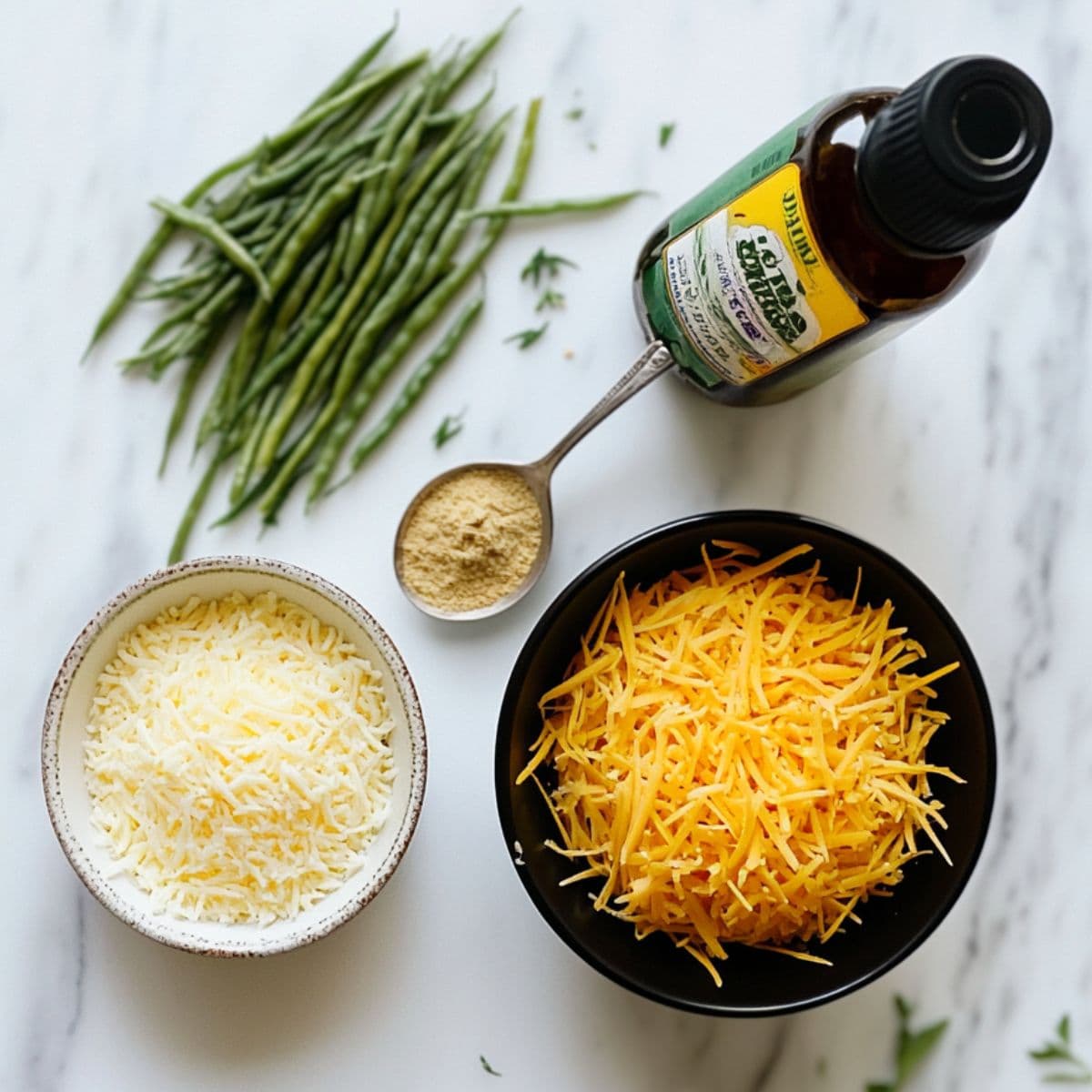 optional ingredients but worth it for green bean casserole recipe like cheese and