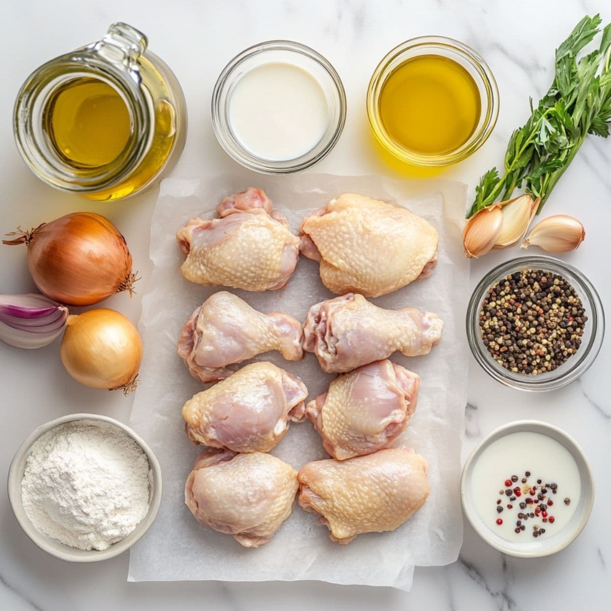 smothered chicken recipe essential ingredients