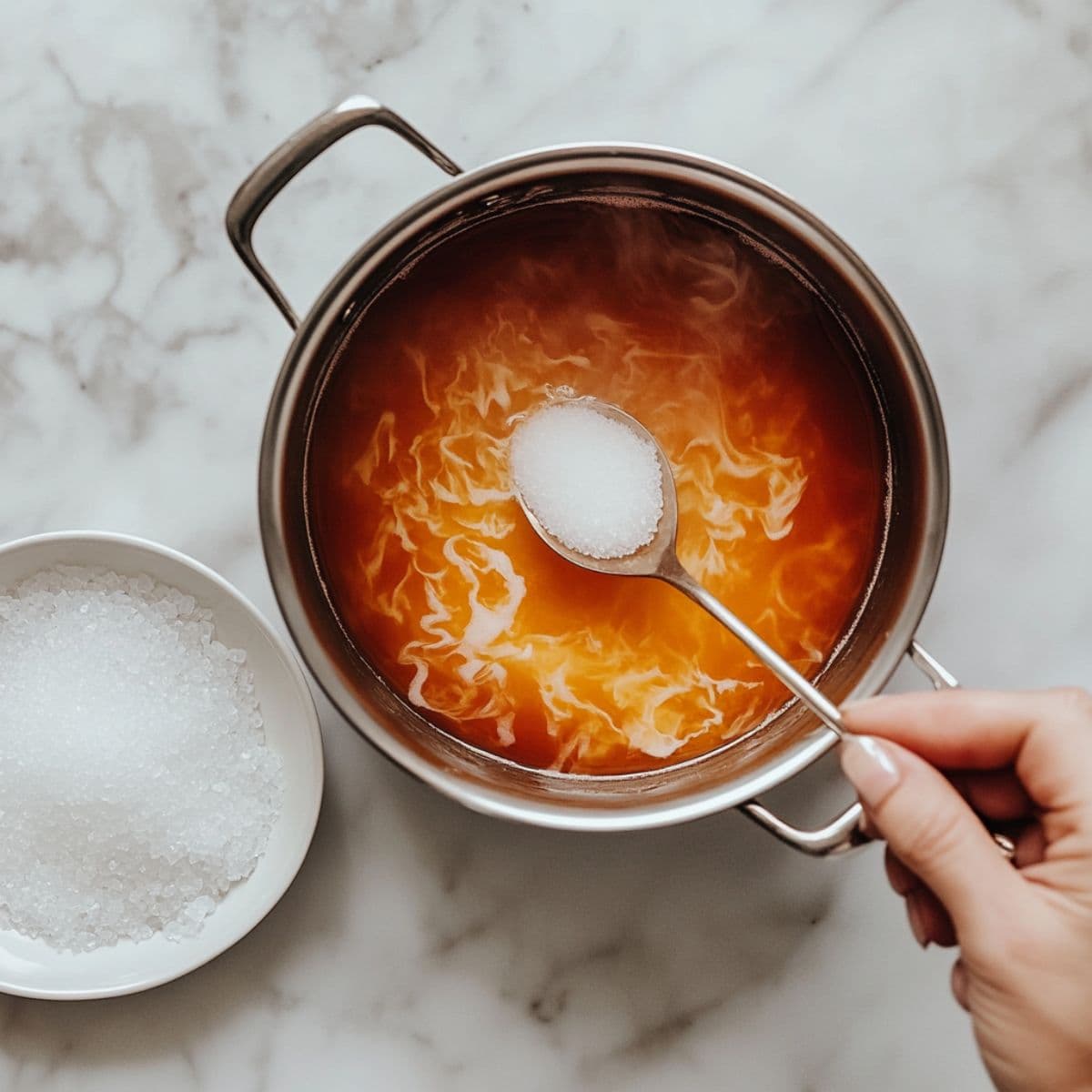 sweeten your thai iced tea recipe while the tea is hot