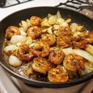 sautéed onions, garlic, and jerk-seasoned protein for rasta pasta recipe