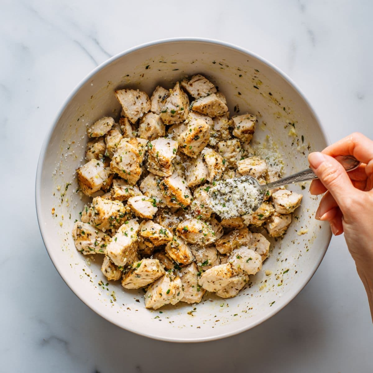 get your chicken ready for ranch garlic parmesan chicken skewers