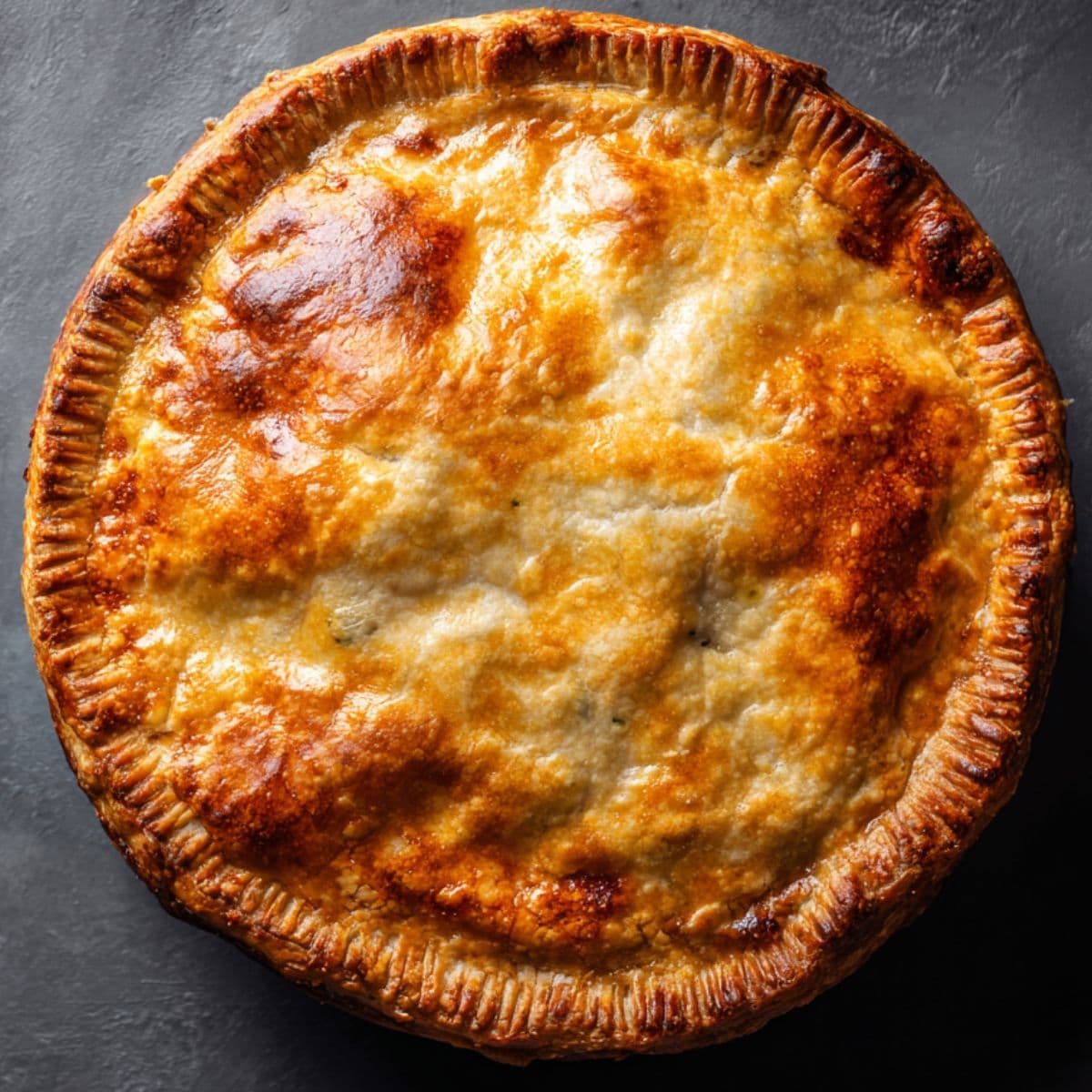 chicken pot pie recipe baking step