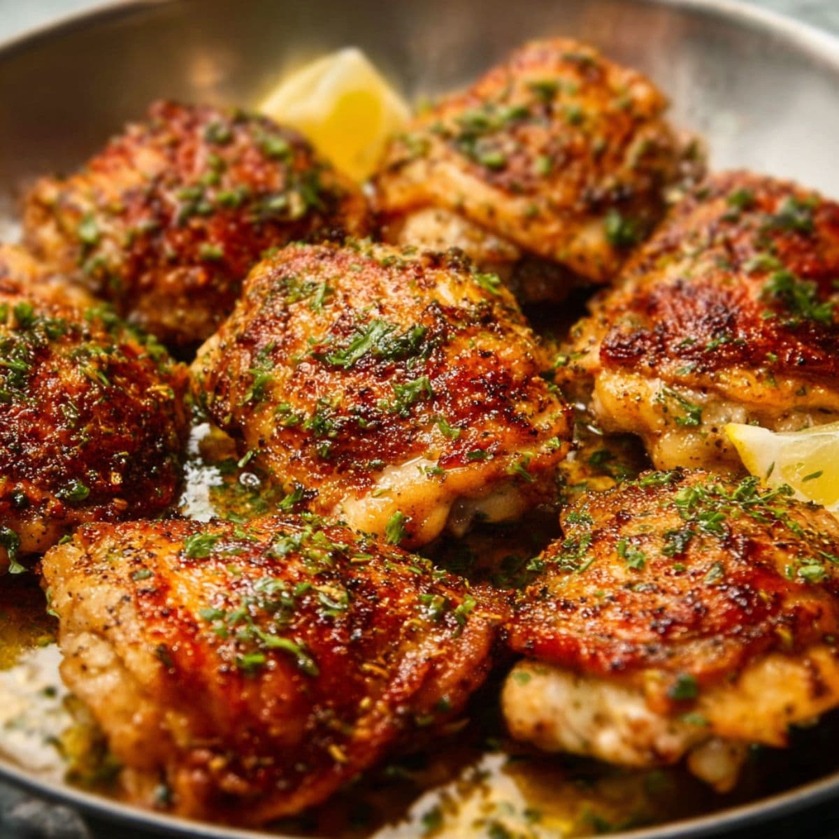 crispy baked chicken thighs