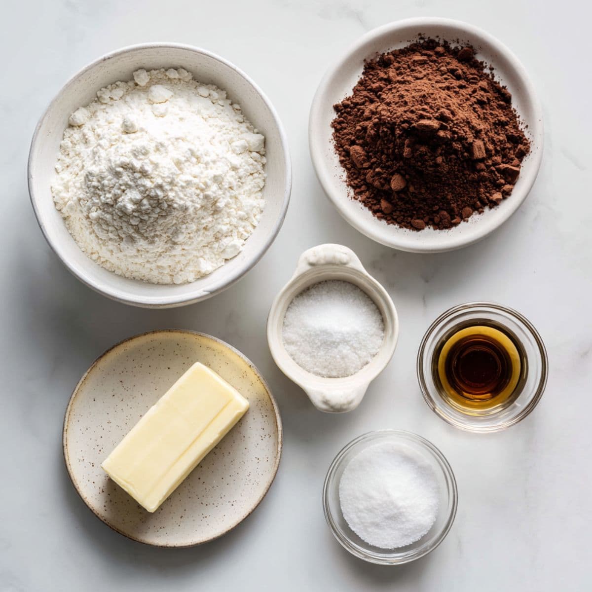 chocolate snowball cookies recipe main ingredients
