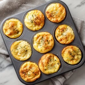 egg bites muffin tin recipe baking step