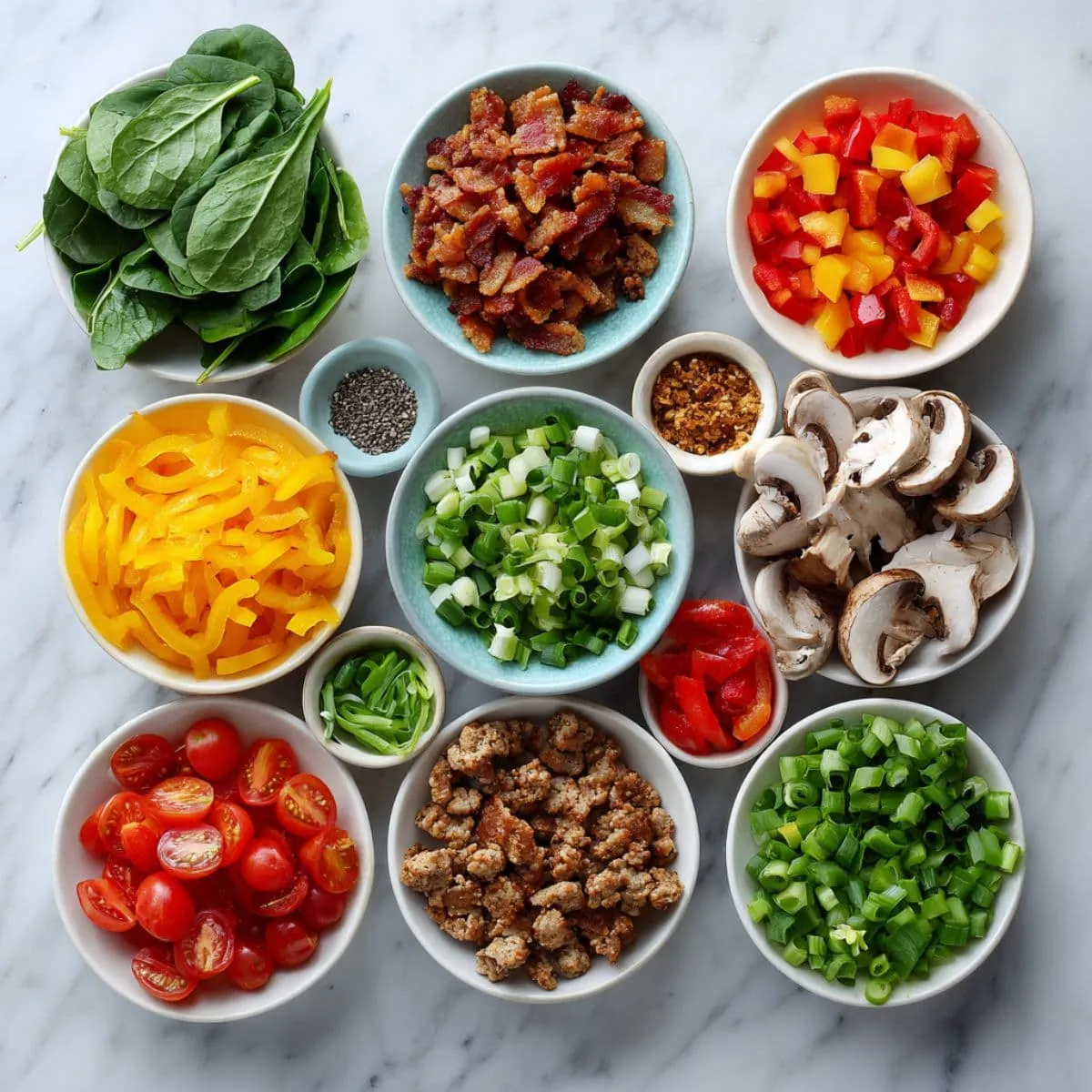 egg bites muffin tin recipe mix-in options