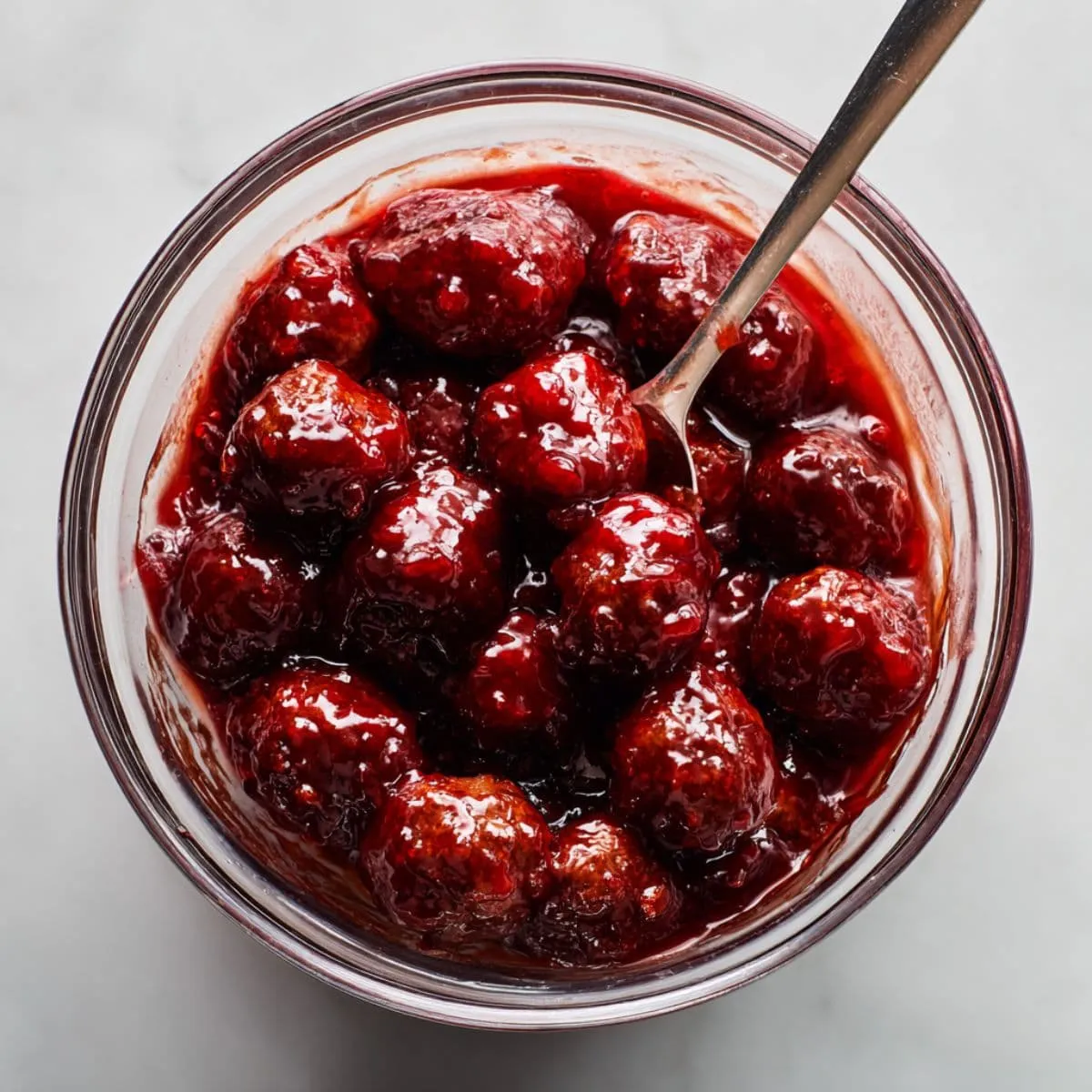 grape jelly meatballs recipe sauce step