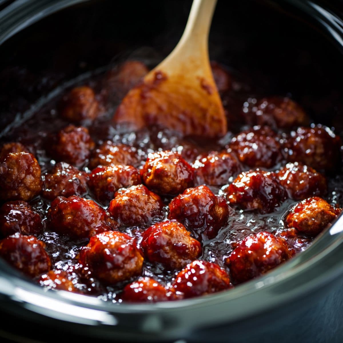 grape jelly meatballs recipe slow cooker step