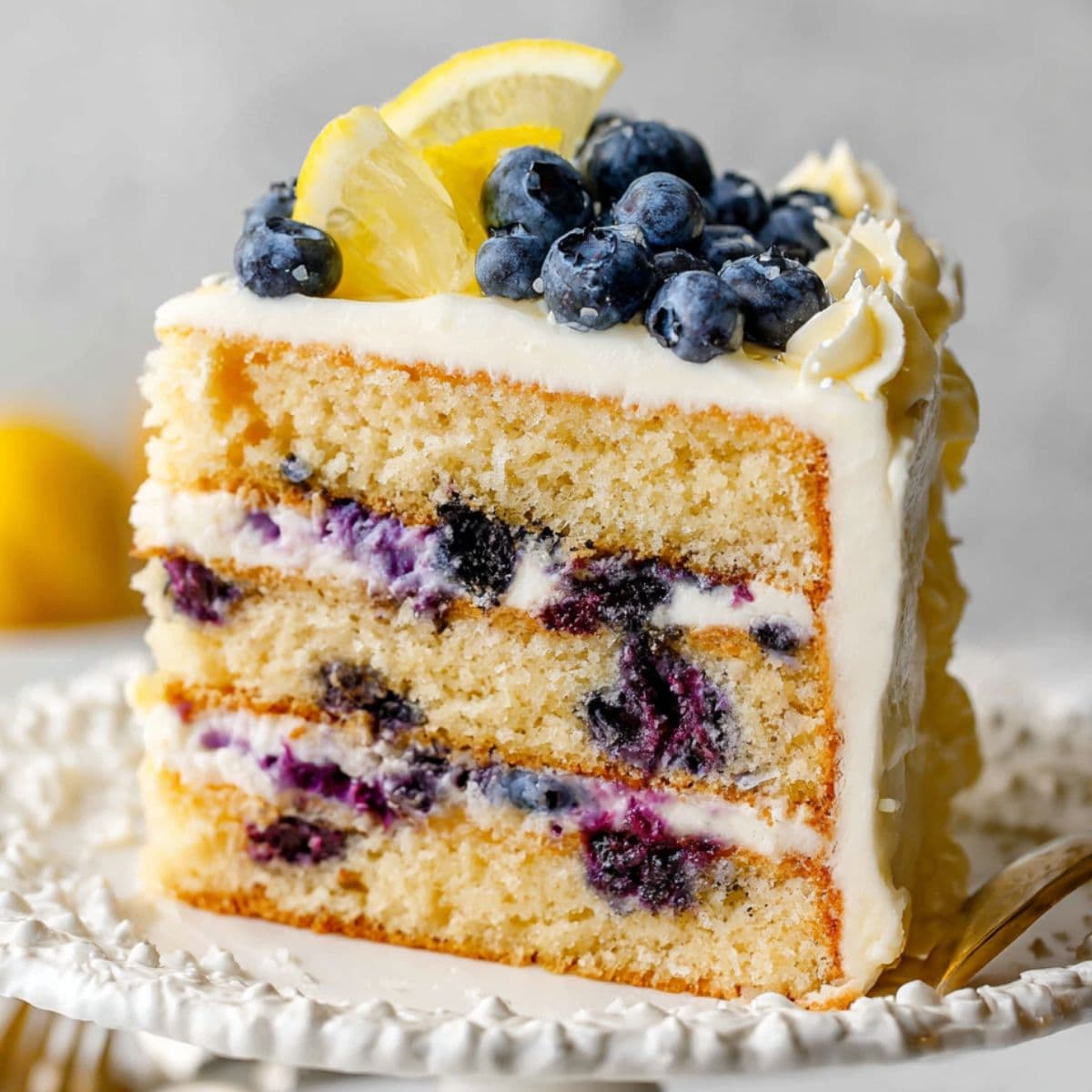 lemon blueberry cake