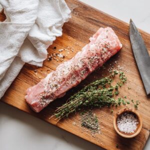 pork tenderloin recipe prep step
