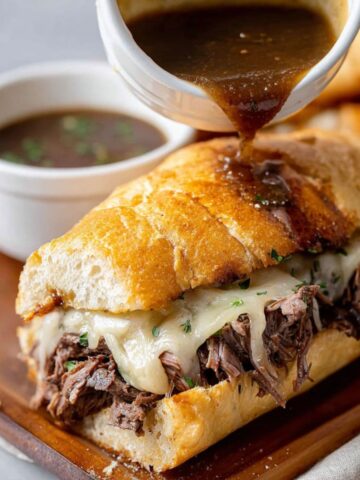 crock pot french dip sandwiches