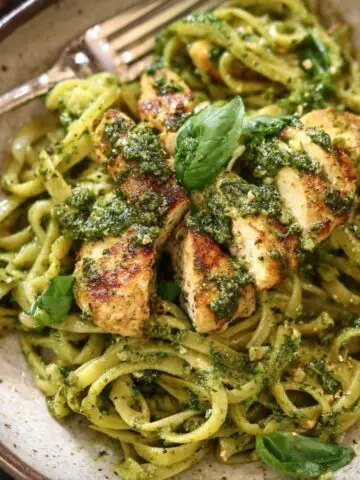 pesto chicken pasta