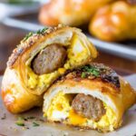 sausage egg breakfast roll