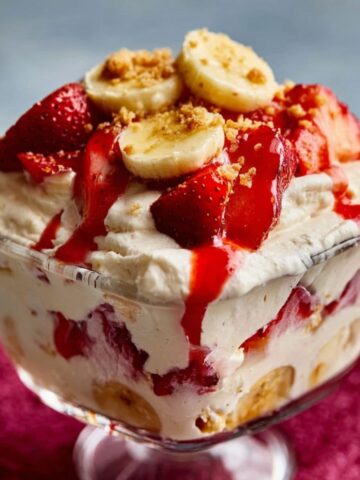 strawberry banana pudding