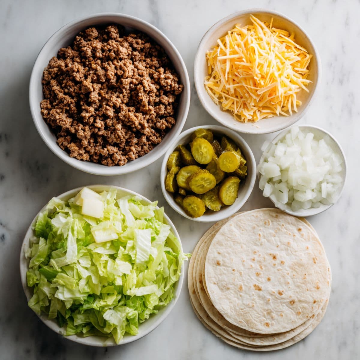 big mac wraps ingredients