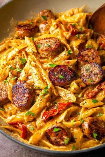 cajun sausage pasta