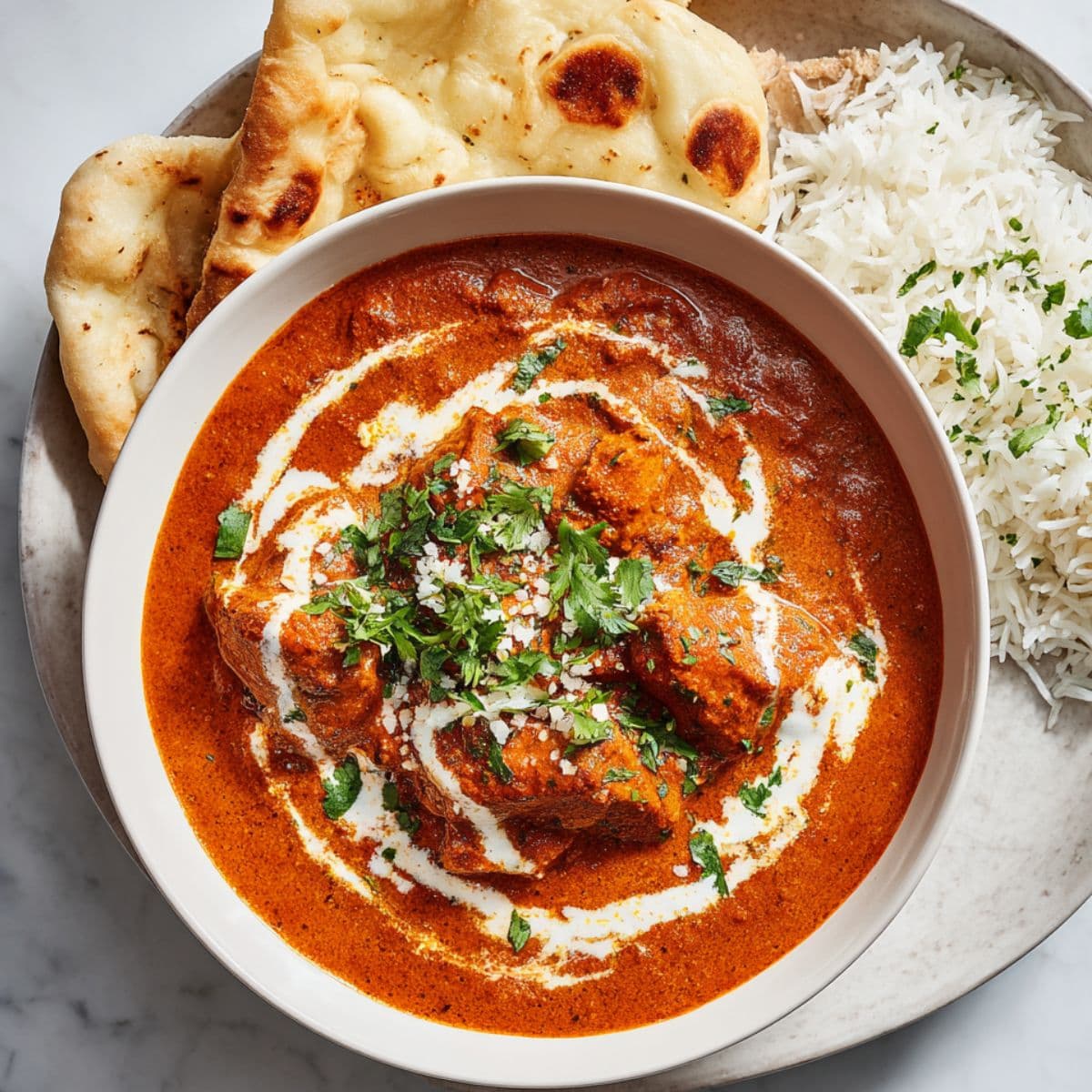 cooking the butter chicken recipe