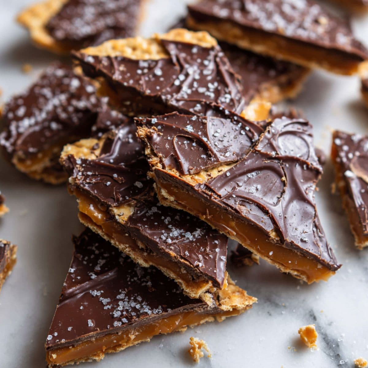 cooling and breaking christmas crack