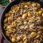 french onion pasta