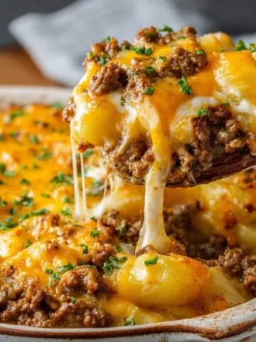ground beef and potatoes casserole