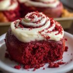 red velvet cinnamon rolls