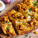 tandoori chicken garlic bread