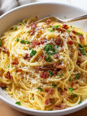 bacon carbonara pasta