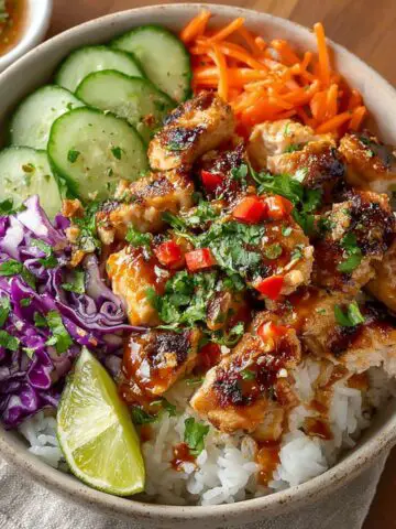 bang bang chicken bowl