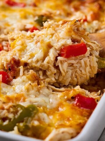 chicken fajita casserole