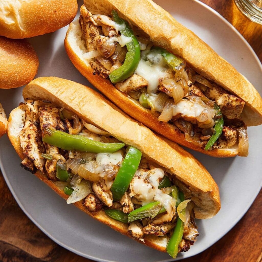 Chicken Philly Cheese Steaks
