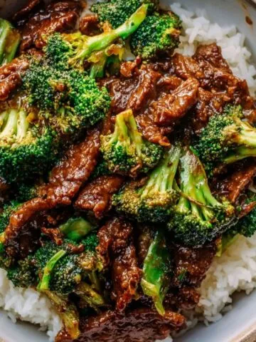 chinese beef and broccoli