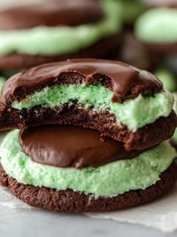 chocolate mint cookies