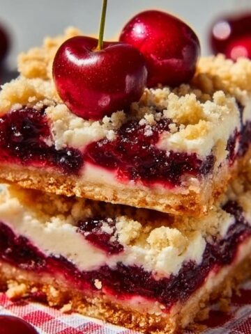 christmas cherry bars