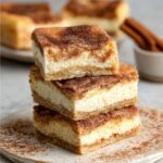 churro cheesecake bars