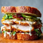 garlic chicken sandwich