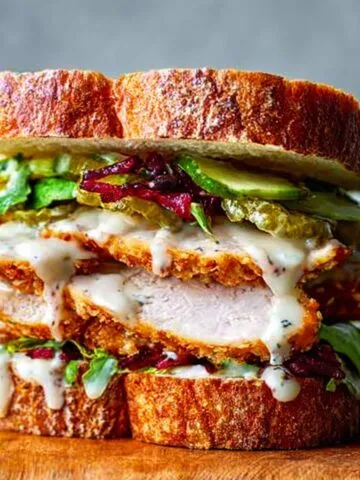 garlic chicken sandwich