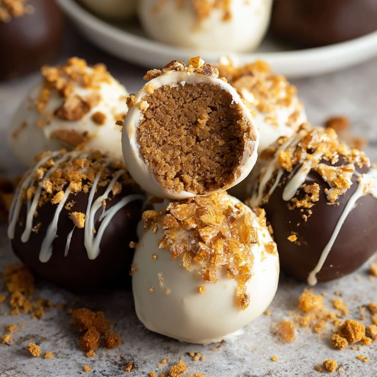 gingerbread truffles