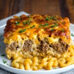 mac and cheese meatloaf casserole